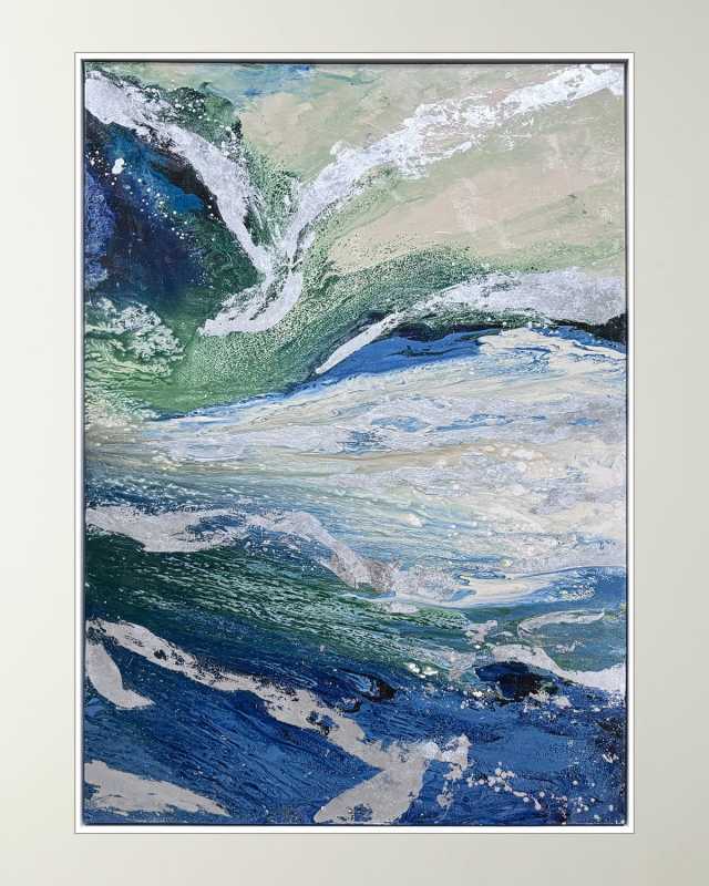 "Color Spritz" Framed Giclee by Lyn Hurst
